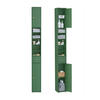 HOCHSCHRANK schmal Grün - Grün, Holzwerkstoff (20/180/20cm) - SoBuy