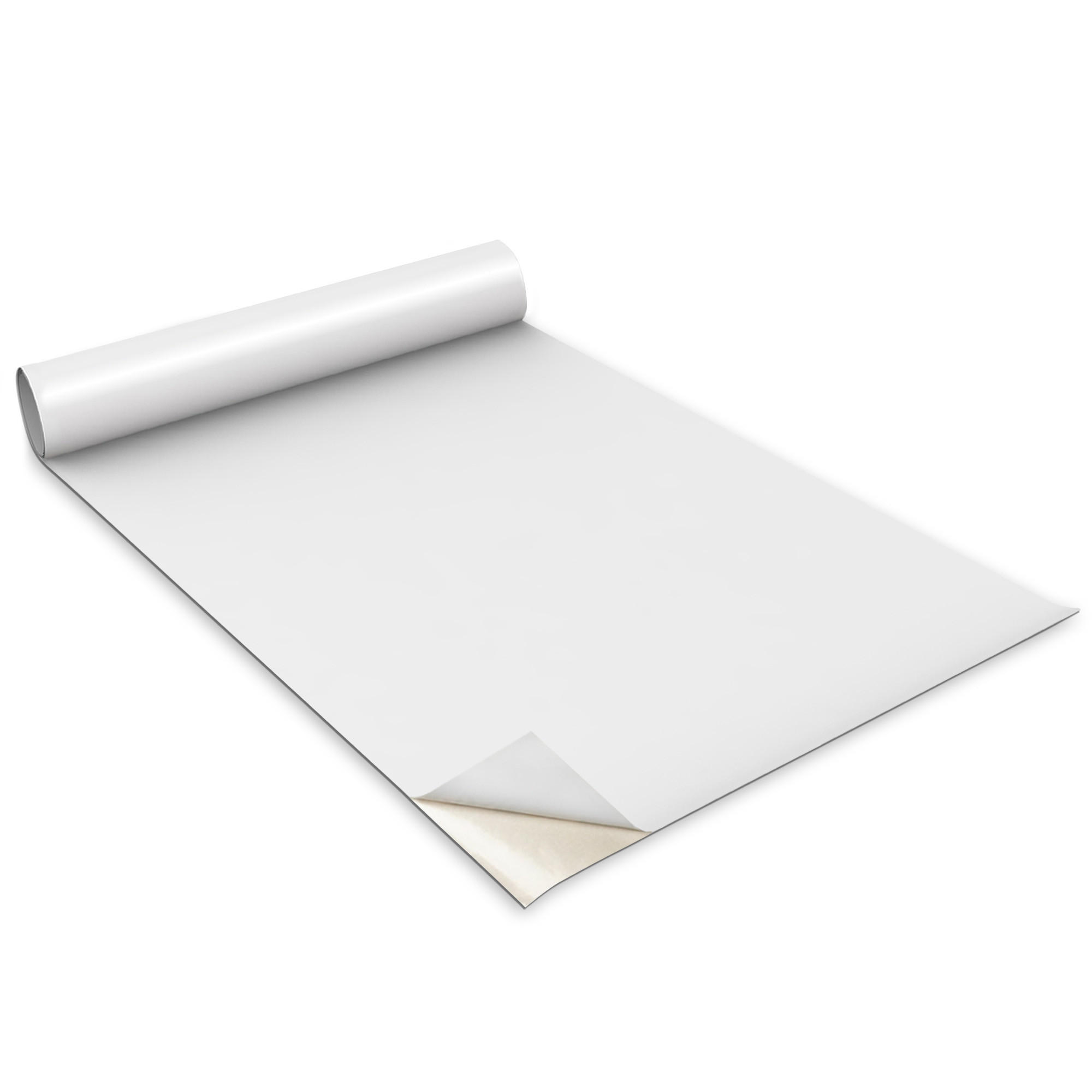 MÖBLAUFKLEBER 100x50 cm weiß - Braun, Kunststoff (100/50/0.1cm) - Wallfluent