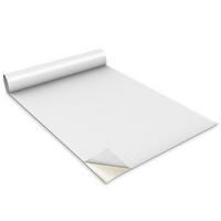 MÖBLAUFKLEBER 100x50 cm weiß - Braun, Kunststoff (100/50/0.1cm) - Wallfluent