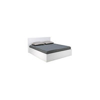 BETTKASTEN MADRID mit Lattenrost / Bett 140x200 - Weiß - Weiß, Holzwerkstoff (140/200cm) - Weber Industries