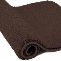 BADEMATTE Mikrofaser Kaffee 60 x 90 cm - Braun, Textil (60/90cm)
