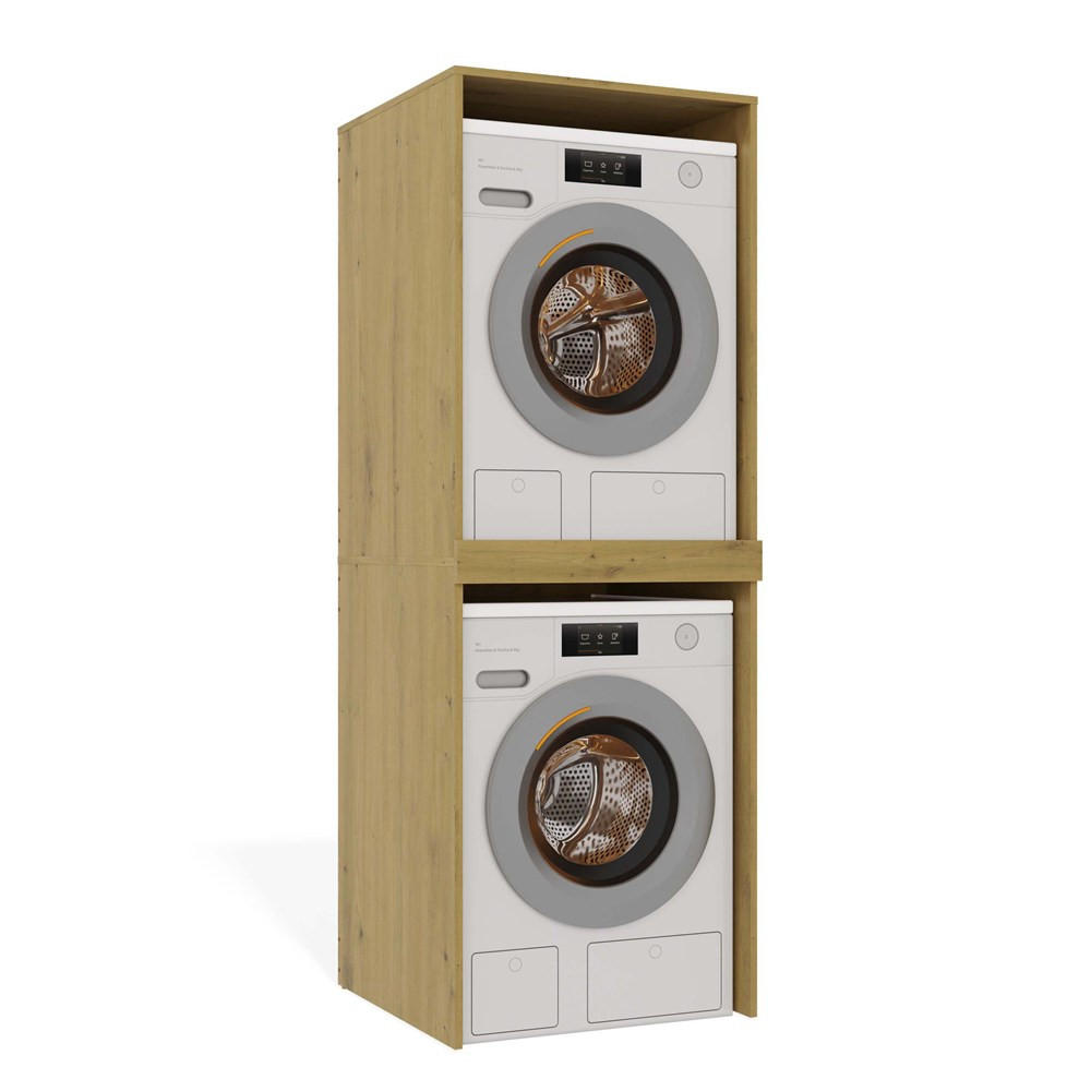 WASCHMASCHINENUMBAUSCHRANK C1 Artisan 64/180/64 - Eiche Artisan, Holzwerkstoff (64/180/64cm) - RAUMHIRSCH FURNITURE