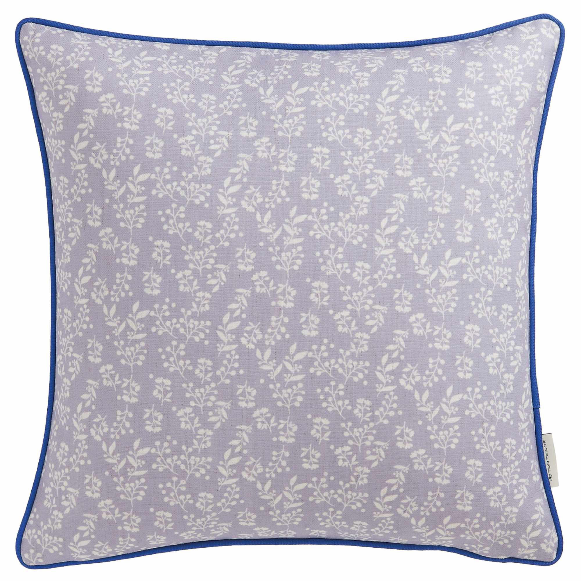 ZIERKISSENHÜLLE BLOOM - Lila, Textil (45/45cm) - Tom Tailor
