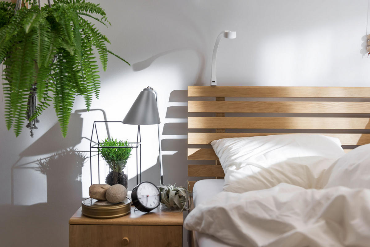 BETT NATURE - Eichefarben, Holzwerkstoff (213/145/95cm) - Vox Möbel