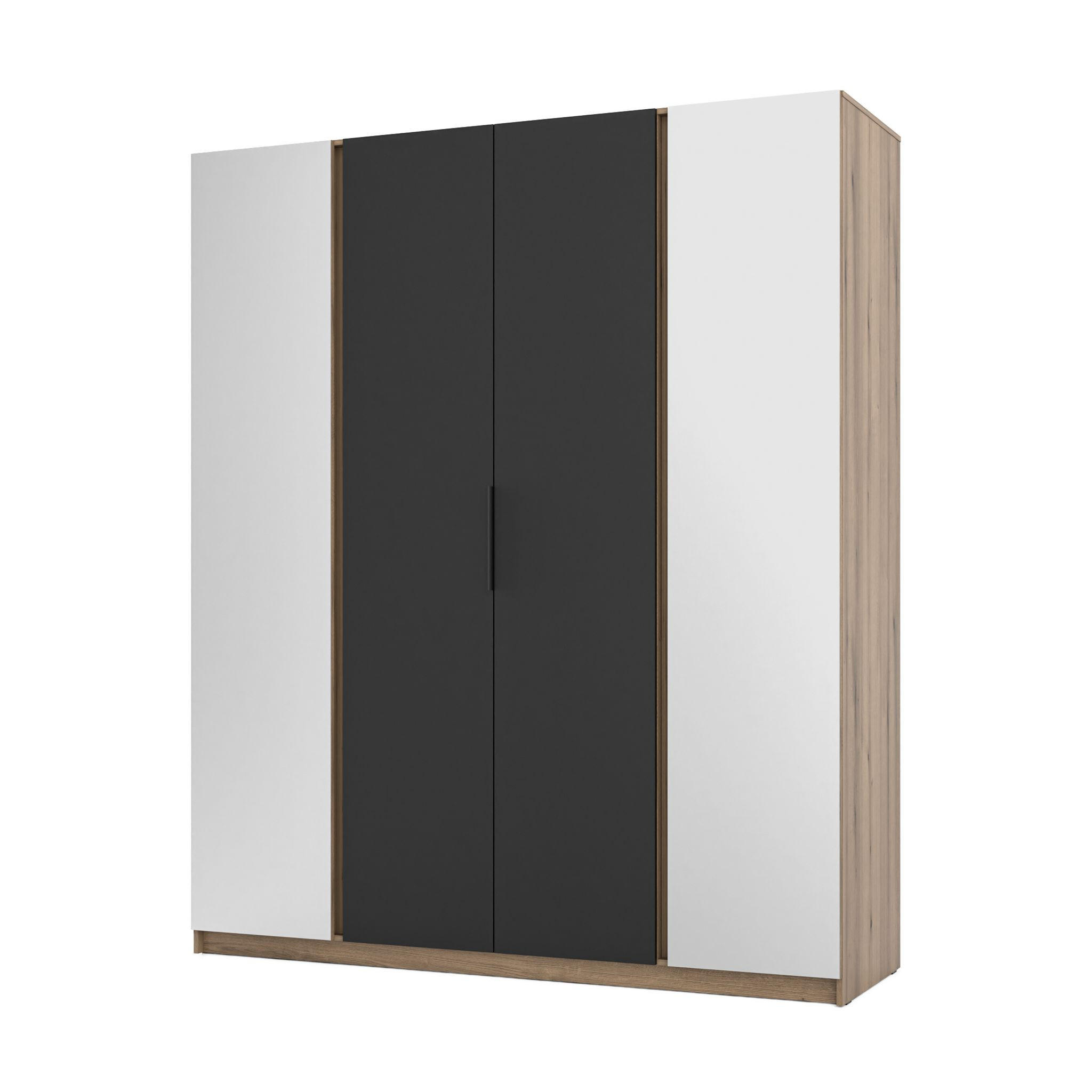 Masseno Drehtürenschrank Gold 200x239x61.9 cm
