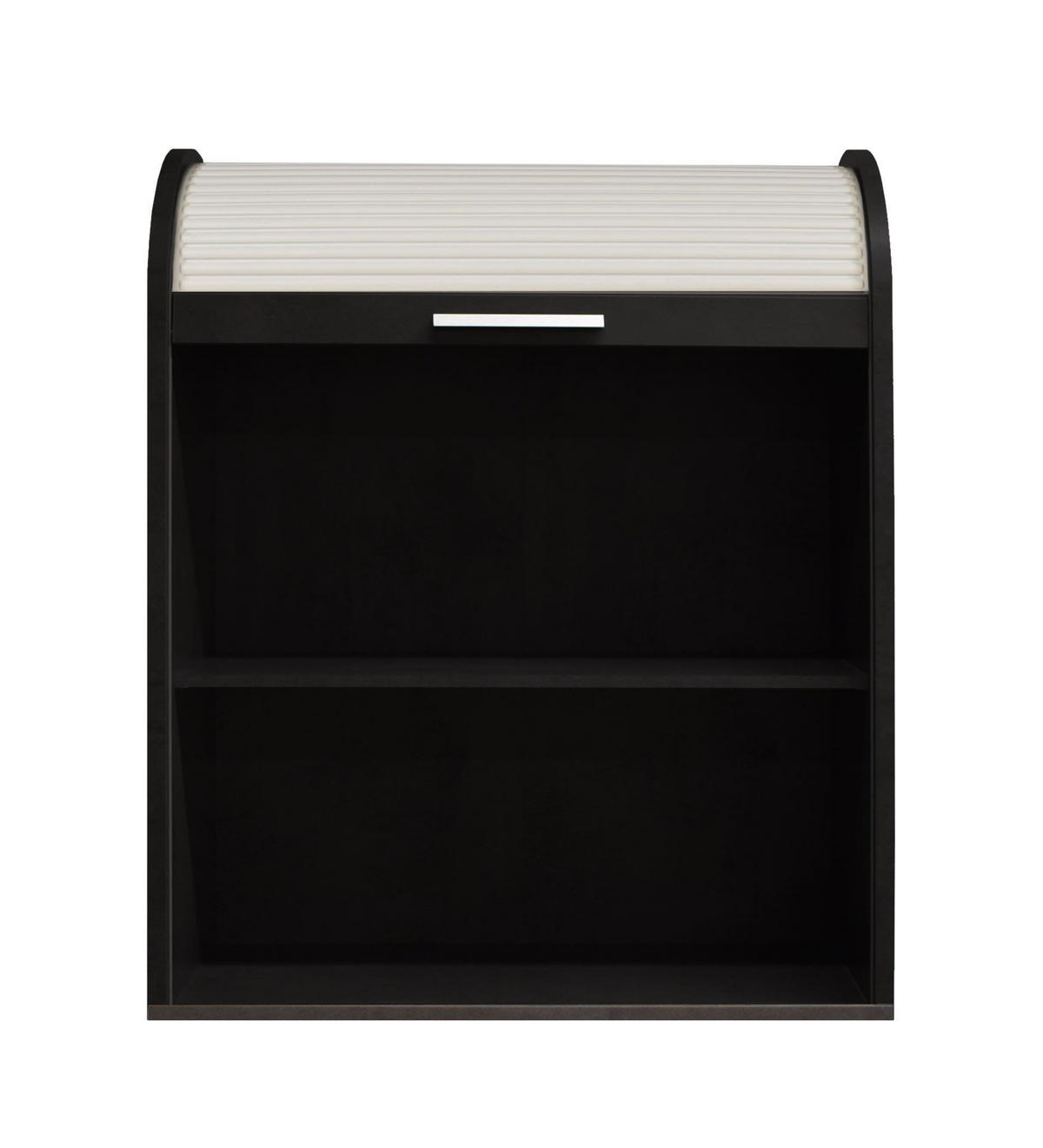 JALOUSIESCHRANK Eada 69 x 44 x 85 Rollladenschrank Schwarzstahl/Weiß - Schwarz/Weiß, Holz (69/85/44cm) - 58aufmkessel