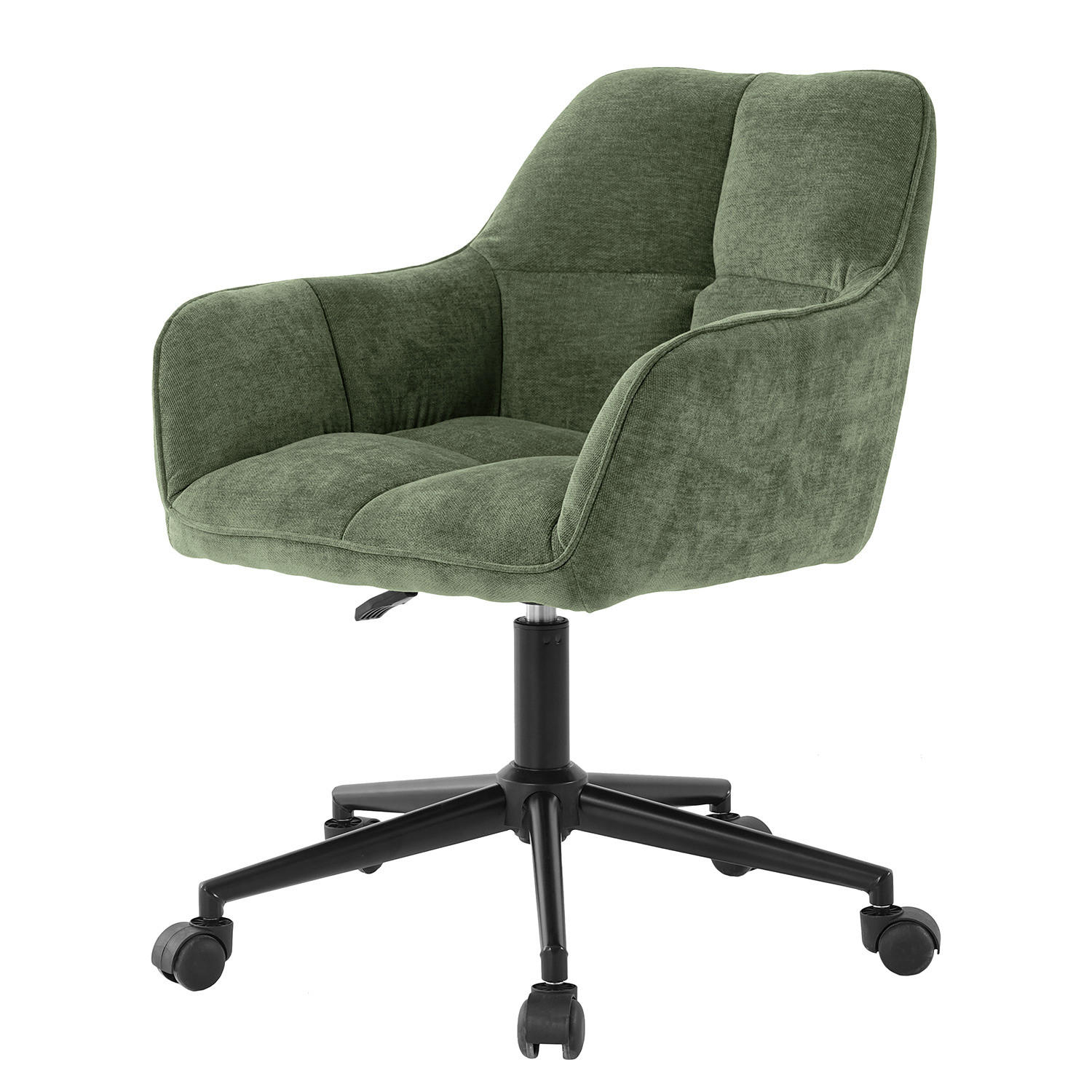 BÜROSTUHL - Grün, Textil/Metall (59/81/62cm) - home24