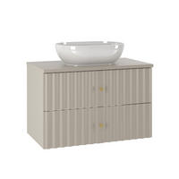 WASCHTISCH 80.6cm Izae Kaschmir - Beige, Holzwerkstoff (80.6/52.2/46.5cm) - Petits-meubles