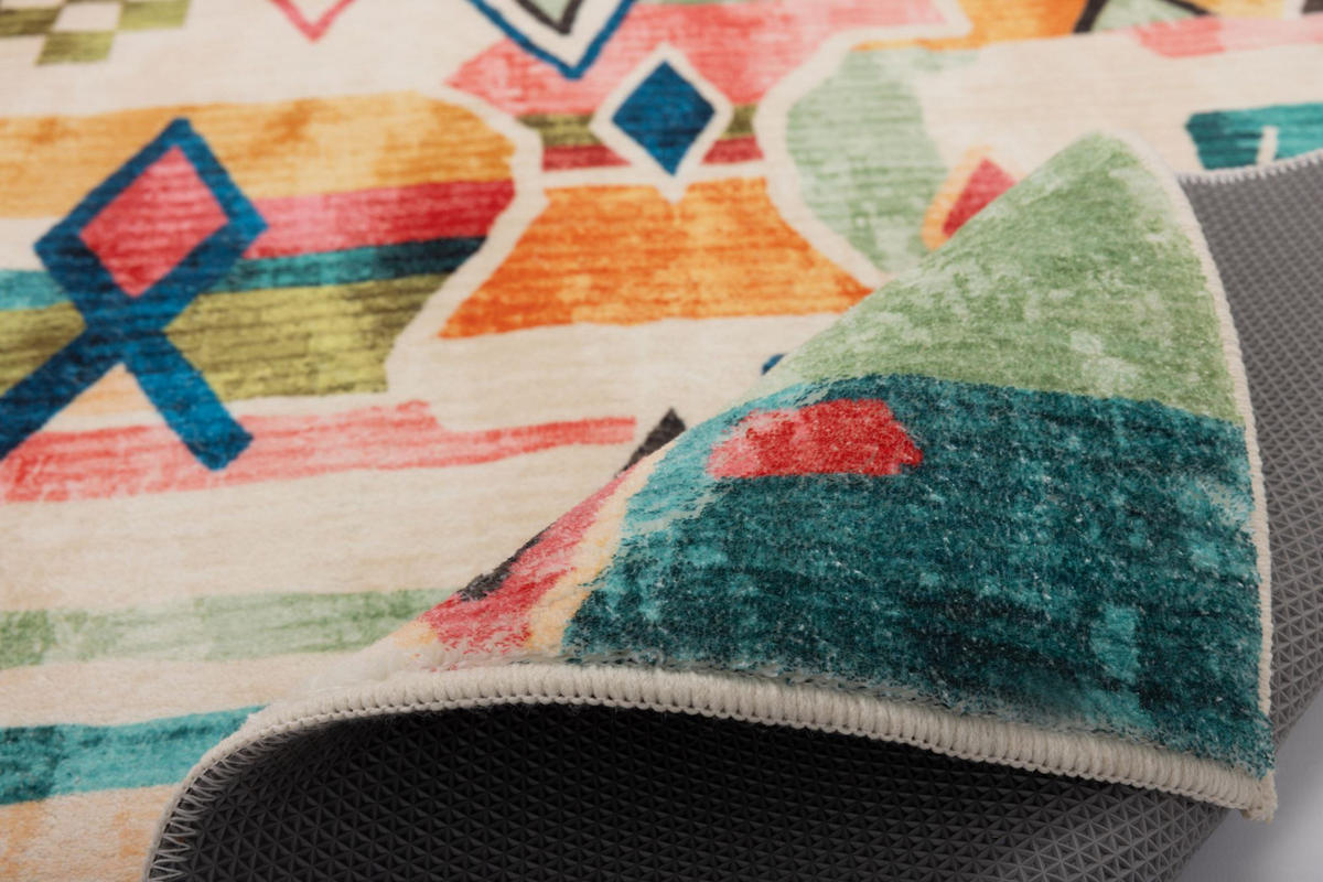 BADTEPPICH Ariella Bunt 60x100 cm - Multicolor, Textil (60/100cm) - Gino Falcone