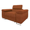 SESSEL Torezio - Dunkelorange, Holz/Textil (134/90/102cm) - MIRJAN24