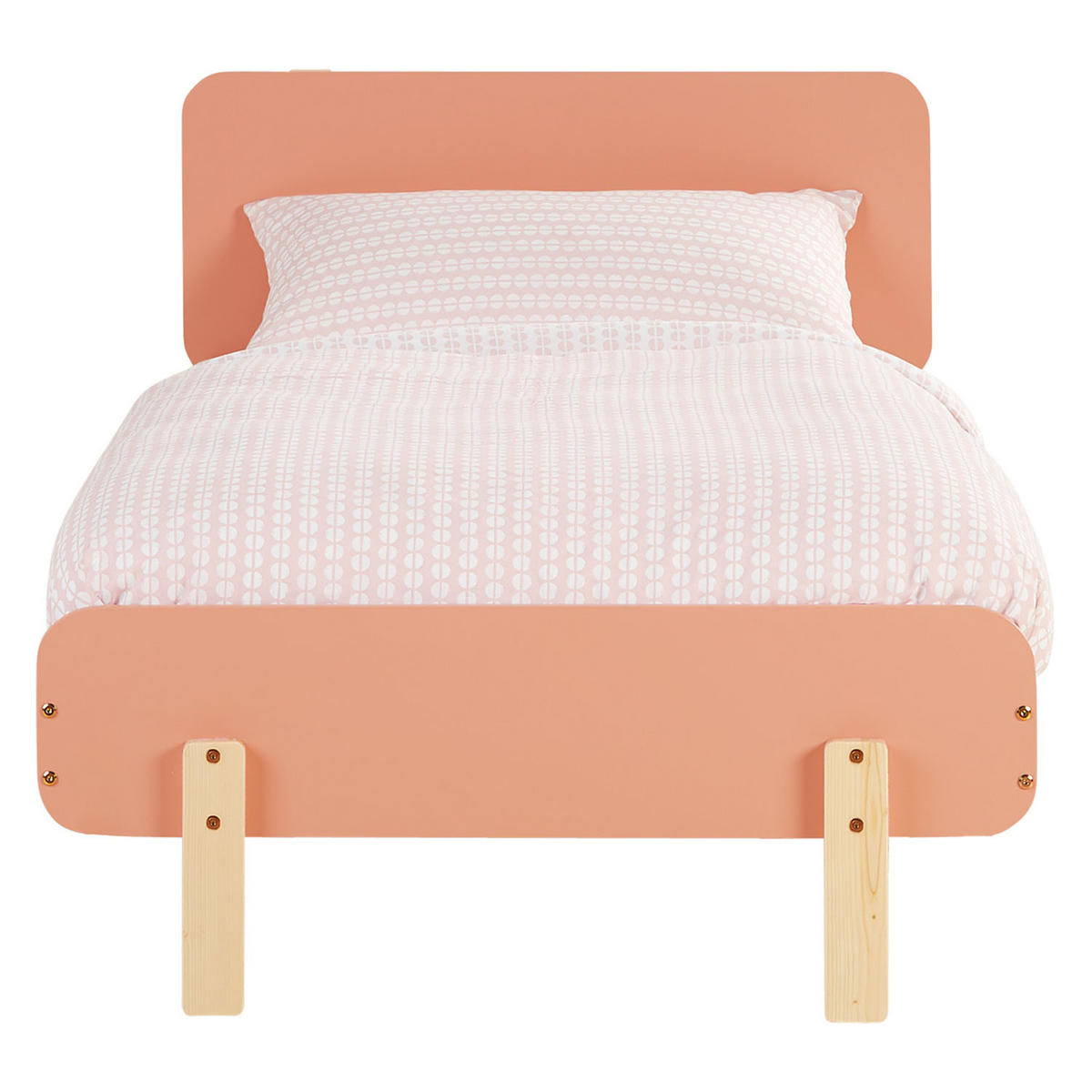 KINDERBETT altrosa 90/200 cm Lattenrost - Altrosa, Holz (95/77/209cm) - Homestyle4u