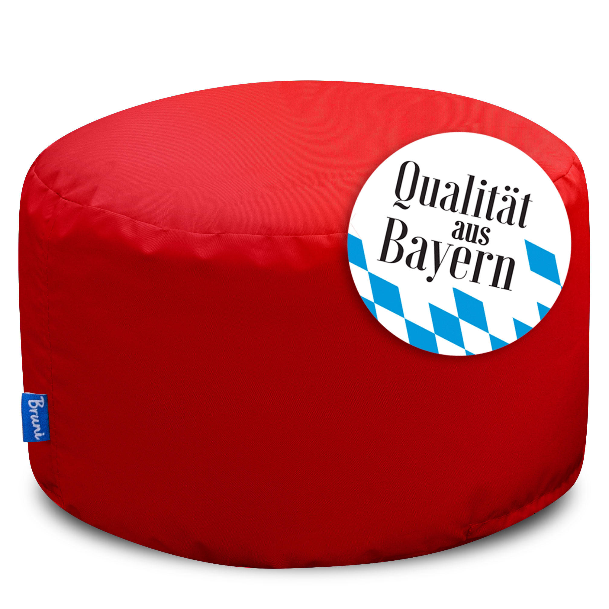SITZPOUF L rot - Rot, Textil (500/300/500cm) - Bruni