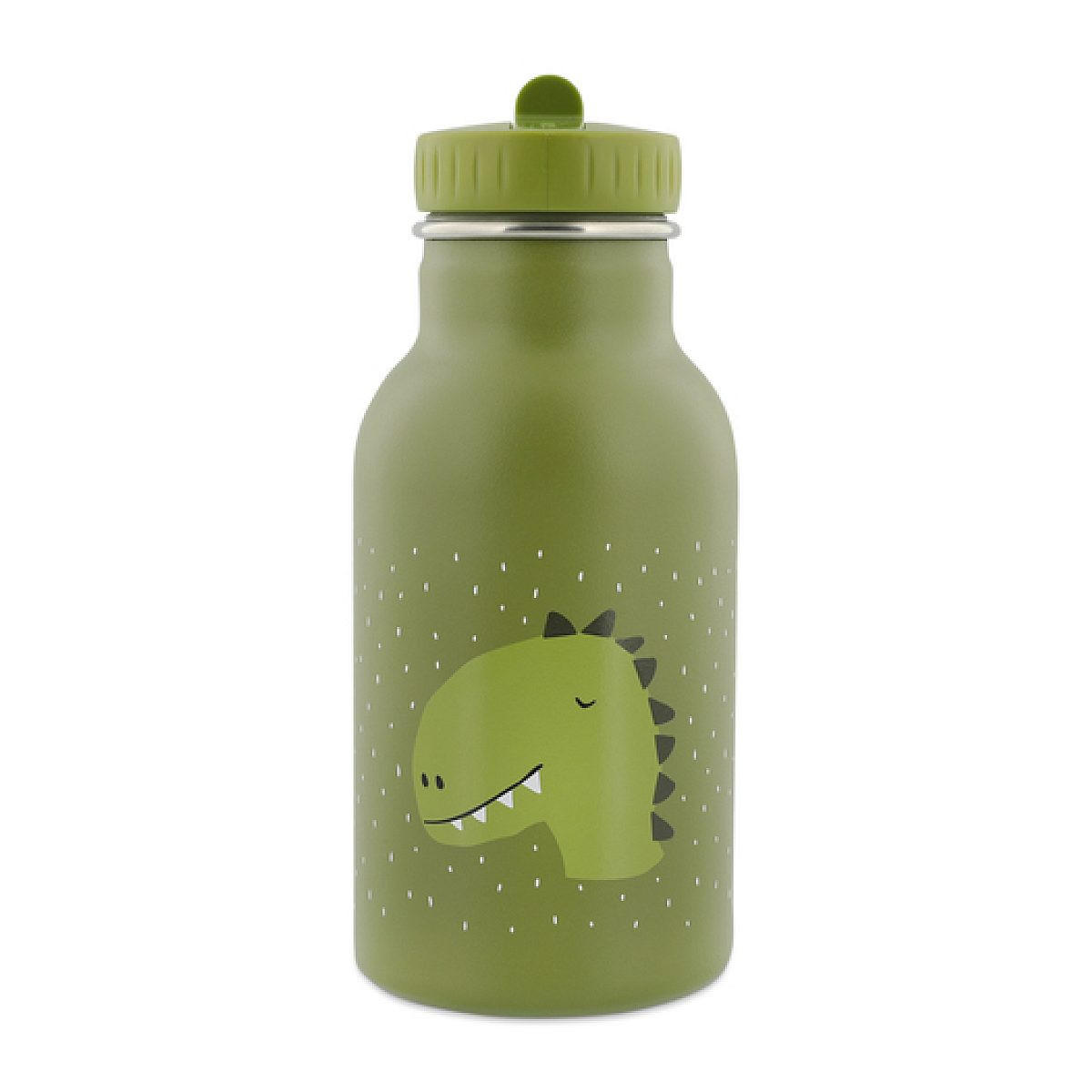 TRINKFLASCHE Mr. Dino 350 ml Wasserflasche, Edelstahl, Grün - Grün, Kunststoff (0.35L) - TRIXIE BABY