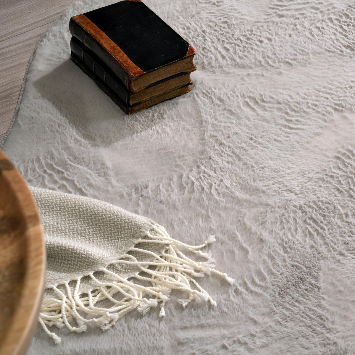 KURZFLORTEPPICH 120/160 cm Pelt 640 - Grau, Textil (120/160cm) - Paco Home