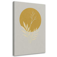 LEINWANDBILD Natur und Botanik 80x120cm - Grau, Textil (80/120cm) - Feeby