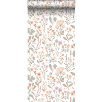 TAPETE Feldblumen 50 x 900 cm - Weiß, Papier (50/900cm) - Sanders & Sanders