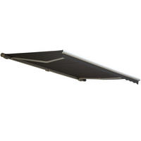 KASSETTEN-MARKISE MIT VOLANT Anthrazit - Anthrazit, Textil (400/23/300cm) - MCW