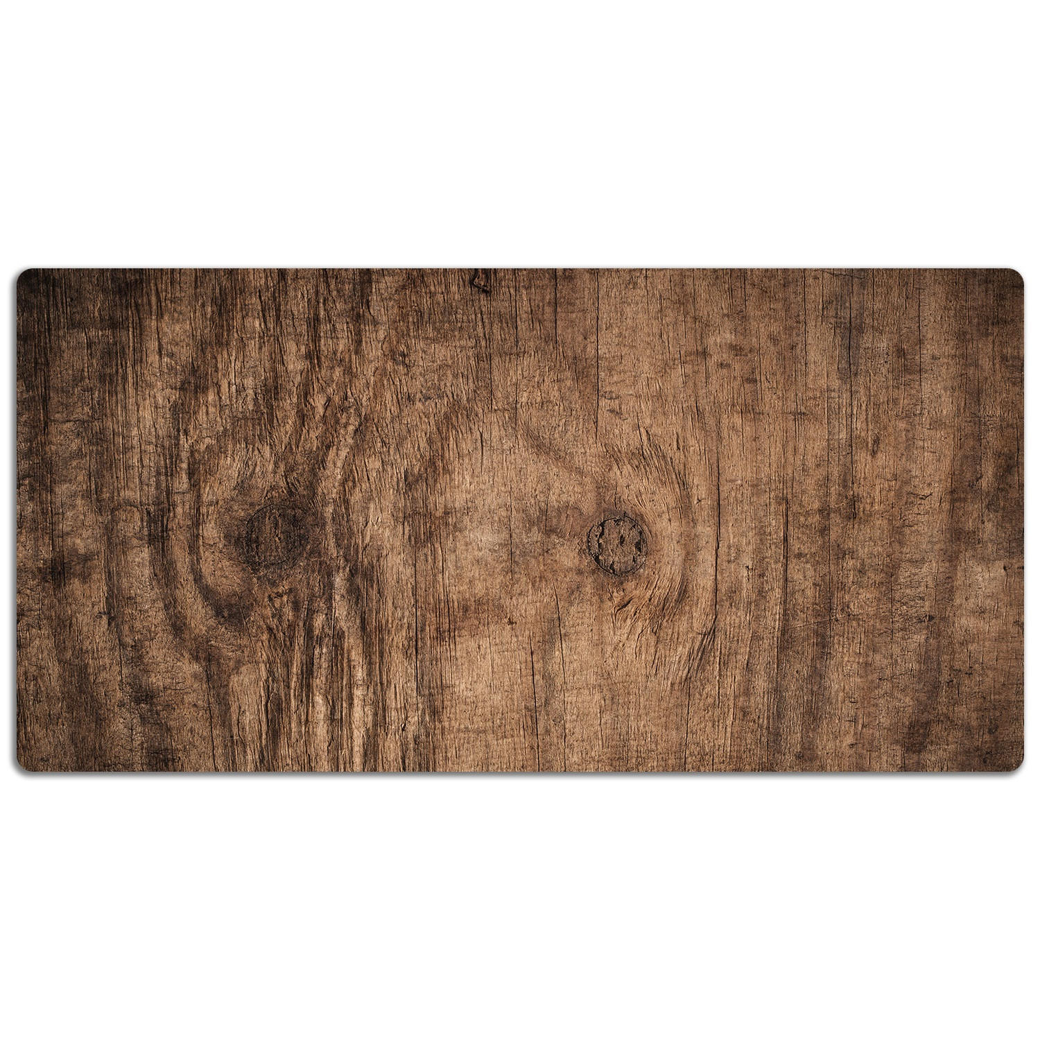 ArtPrintCave Schreibtischunterlage Braun 90x45x1.6 cm