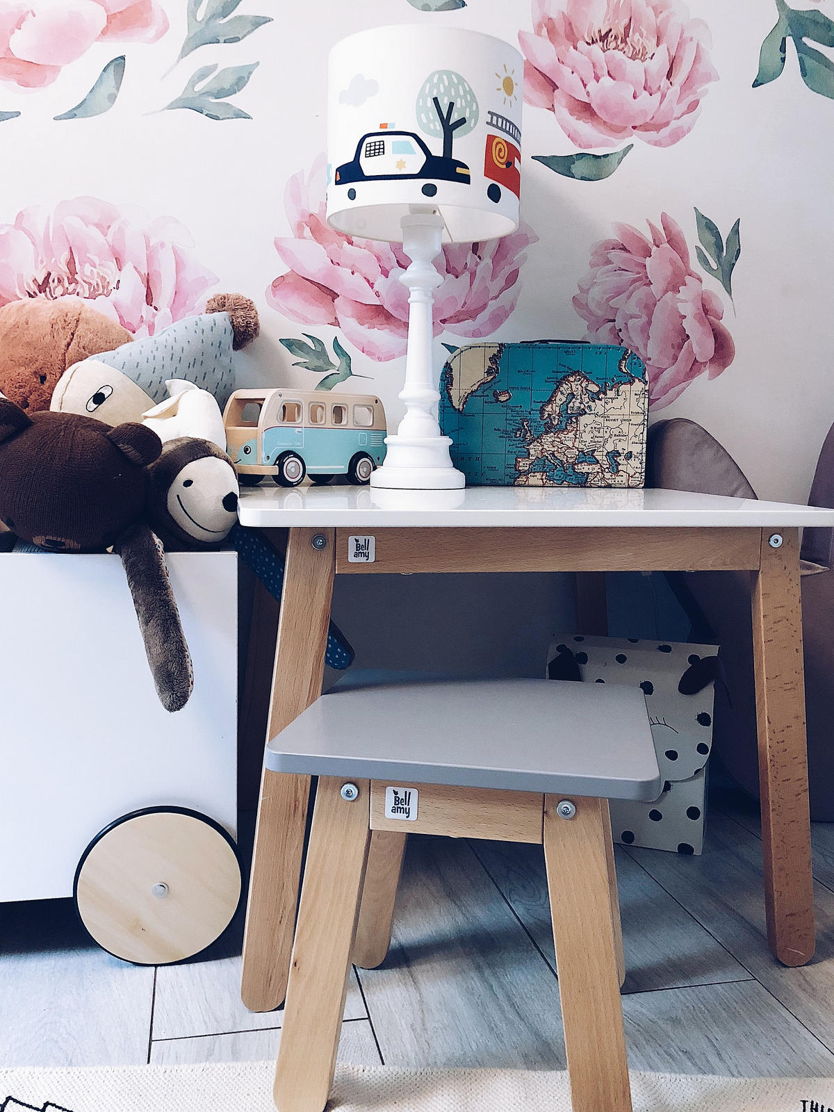 KINDERSTUHL Woody - Grau, Holzwerkstoff (30/31/30cm) - RAUMHIRSCH FURNITURE