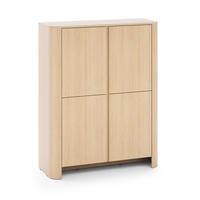 KOMMODE Bari Eiche Vicenza 103 / 39 / 132cm - Eichefarben, Holz/Holzwerkstoff (103/132/39cm) - Feldmann-Wohnen