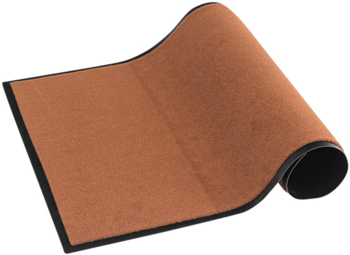 FUSSMATTE 90/60 cm Stoff coffee - Braun, Textil (90/60cm) - CLP