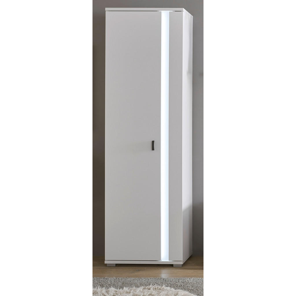 Thumbnail - Furn.Design Stauraumschrank, Weiß, Holzwerkstoff, Nachbildung, 55x200x35 cm, Waschküche, Mehrzweckschränke