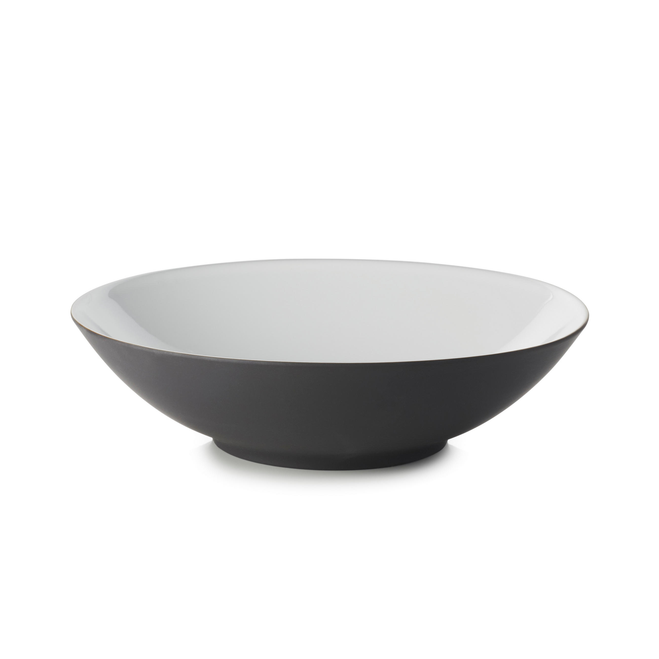 BUFFETSCHALE, EQUINOXE GROSS 33,5 cm Kumuluswolke weiss - Schwarz/Weiß, Keramik (33.5/9/33.5cm) - Revol Porcelaine France
