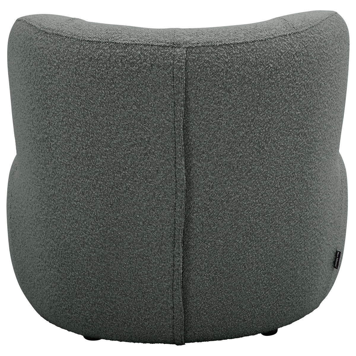 POLSTERSESSEL Katuscha Bouclé-Gewebe grau - Grau, Kunststoff (79/75/82cm) - 58aufmkessel