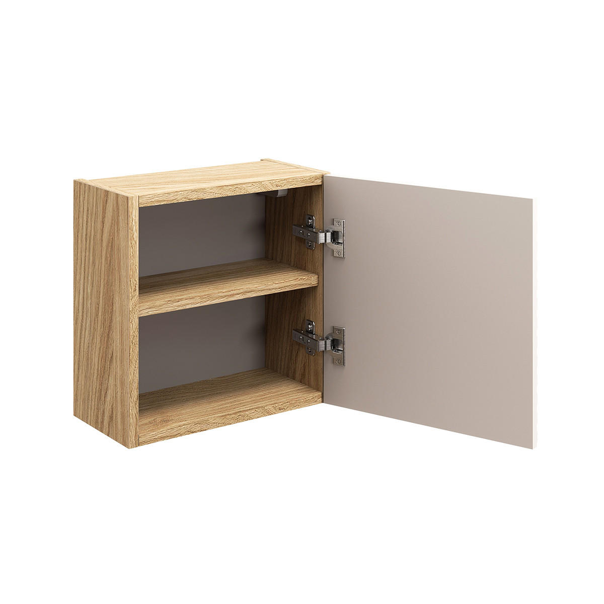 SCHRANK Elora Beige und Holz - Braun, Holzwerkstoff (35/35/17cm) - Petits-meubles