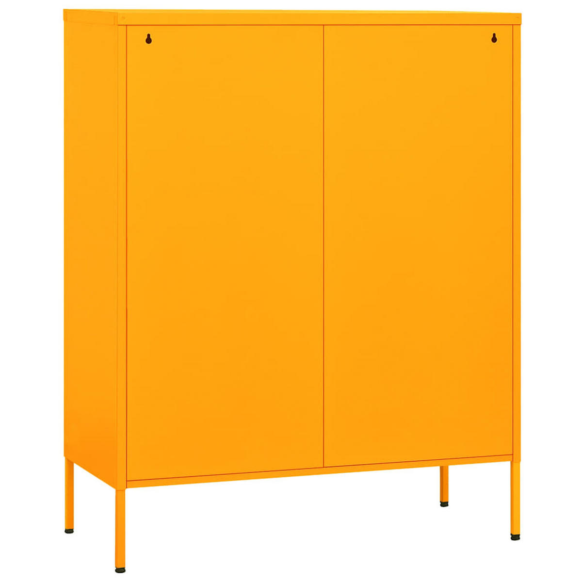 LAGERSCHRANK Senfgelb 80/35/101,5 Cm Stahl - Currygelb, Metall (35/101.5/80cm) - vidaXL