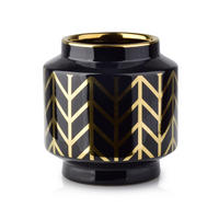 VASE Maritta Schwarz 15/15/16 cm Keramik - Schwarz, Keramik (16cm) - Mondex
