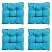 SITZKISSEN Panama 47/47 cm 4er-Set - Blau, Textil (47/8/47cm) - Madison