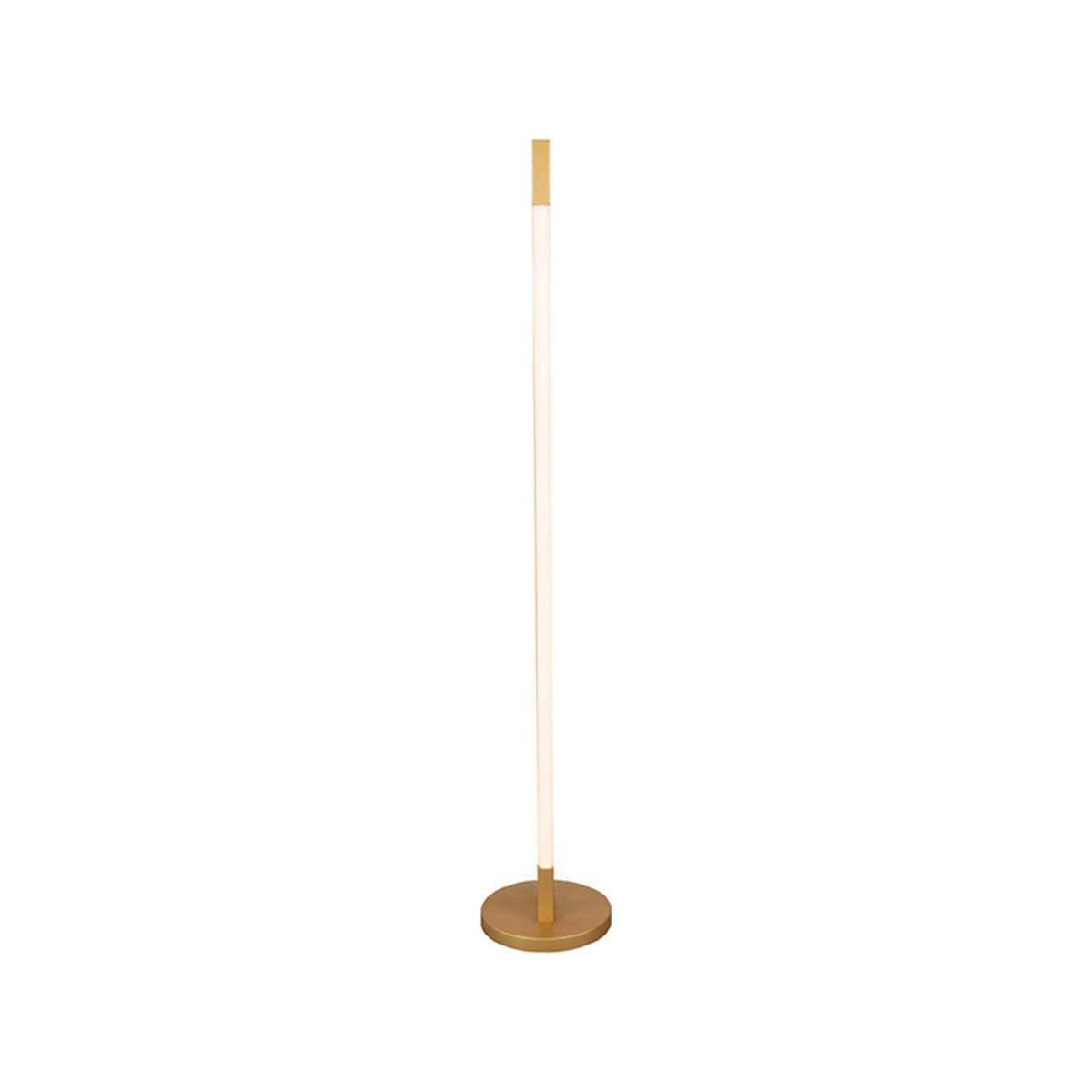 STEHLEUCHTE Futuro Gold 23/23/130 cm - Goldfarben, Metall (23/23/130cm) - LABEL51