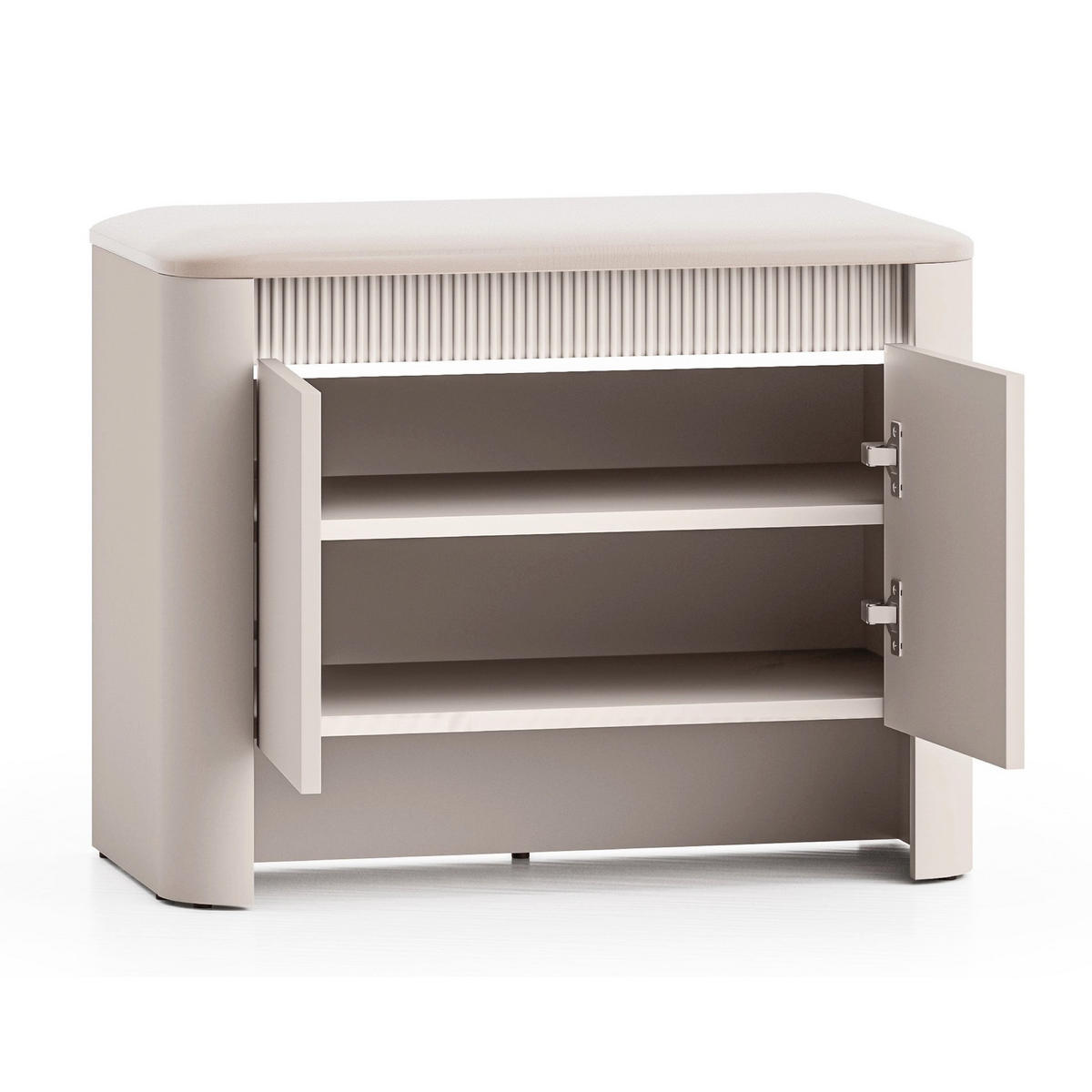 SCHUHSCHRANK Crupet Taupe 68 cm - Taupe, Holzwerkstoff (68/55/34cm) - Homebook