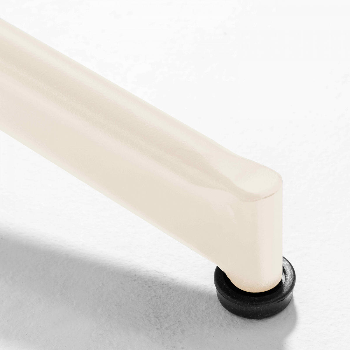 GARTENTISCH , klappbar, Elfenbeinfarbe - Creme, Metall (70/70/72cm) - Oviala