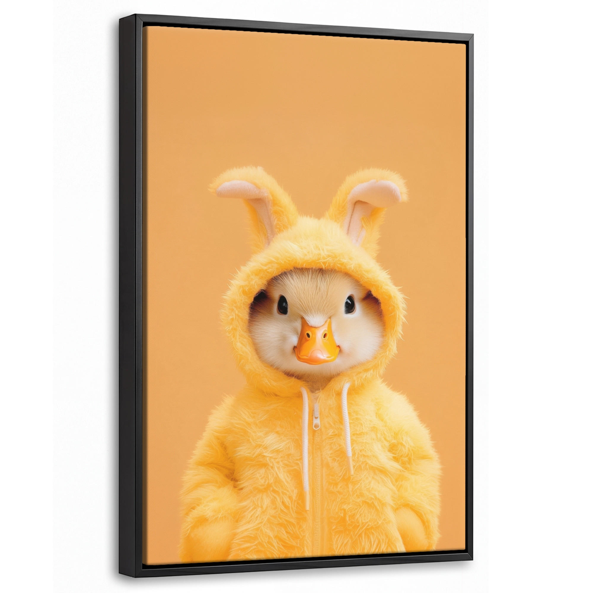 MuchoWow Leinwand Gelb 40x60 cm