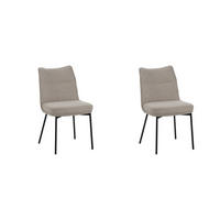 ESSZIMMERSTUHL Lennon Beige 65/50/89 cm 2er-Set - Beige, Textil (50/89/65cm) - LABEL51