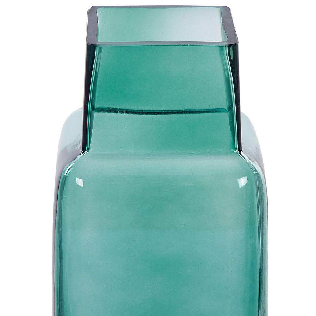 BLUMENVASE Glas grün Merbaka - Grün, Glas (26cm) - Beliani