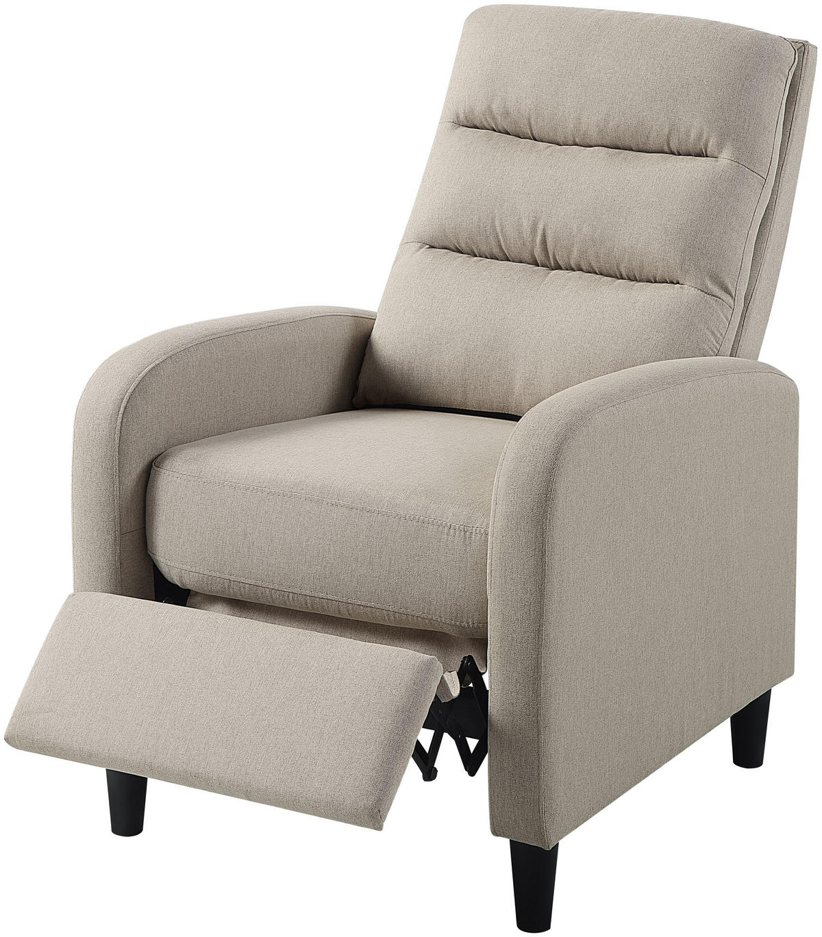 RELAXSESSEL Tiago Beige - Beige, Textil (69/102/90cm) - ATLANTIC home collection