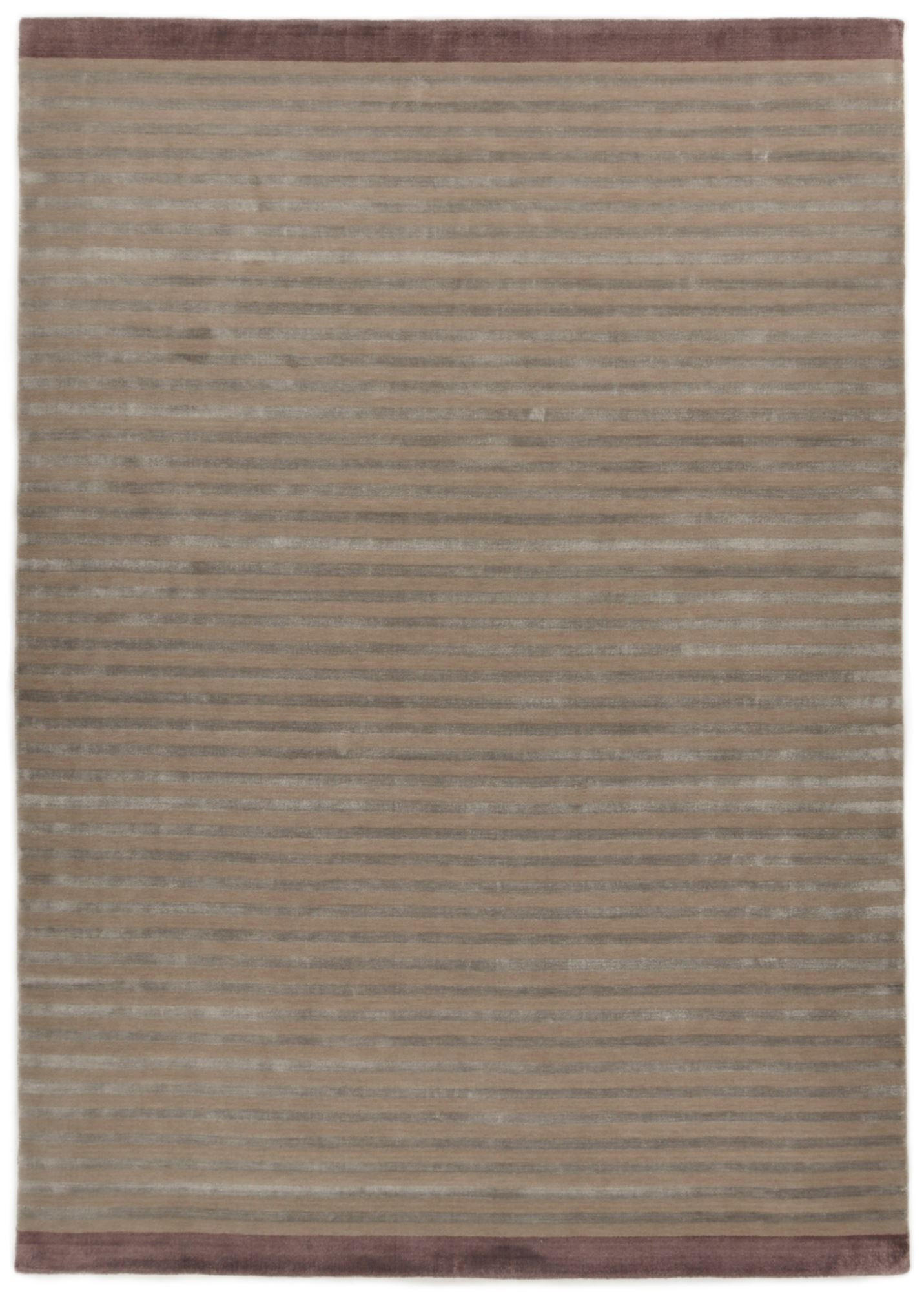HANDWEBTEPPICH Miami 170x240 cm - Beige, Textil (170/240cm) - THEKO