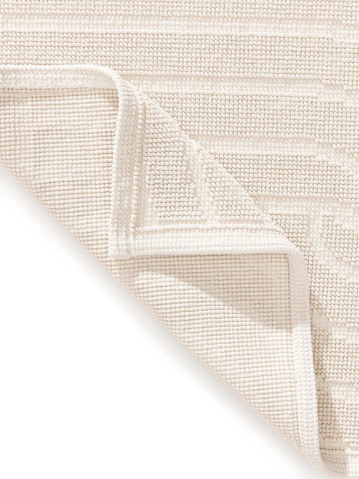 BADEMATTE Jojo Cream 50x80 cm - Creme, Textil (50/80cm) - benuta Nest