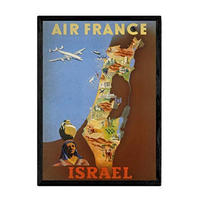 POSTER Reise Israel A4 Rahmenlos - Klar, Papier (29.7/5/21cm) - Nacnic