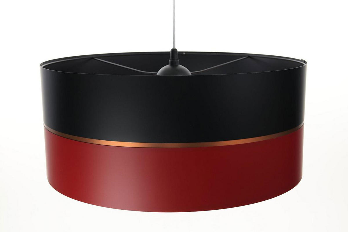 HÄNGELEUCHTE Rot 50/21 cm - Rot/Schwarz, Kunststoff (50/0.8/21cm) - ONZENO