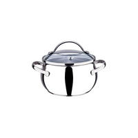 TOPF Silber 30/20/12.5 cm MR351620 - Silberfarben, Metall (20cm) - Maestro 