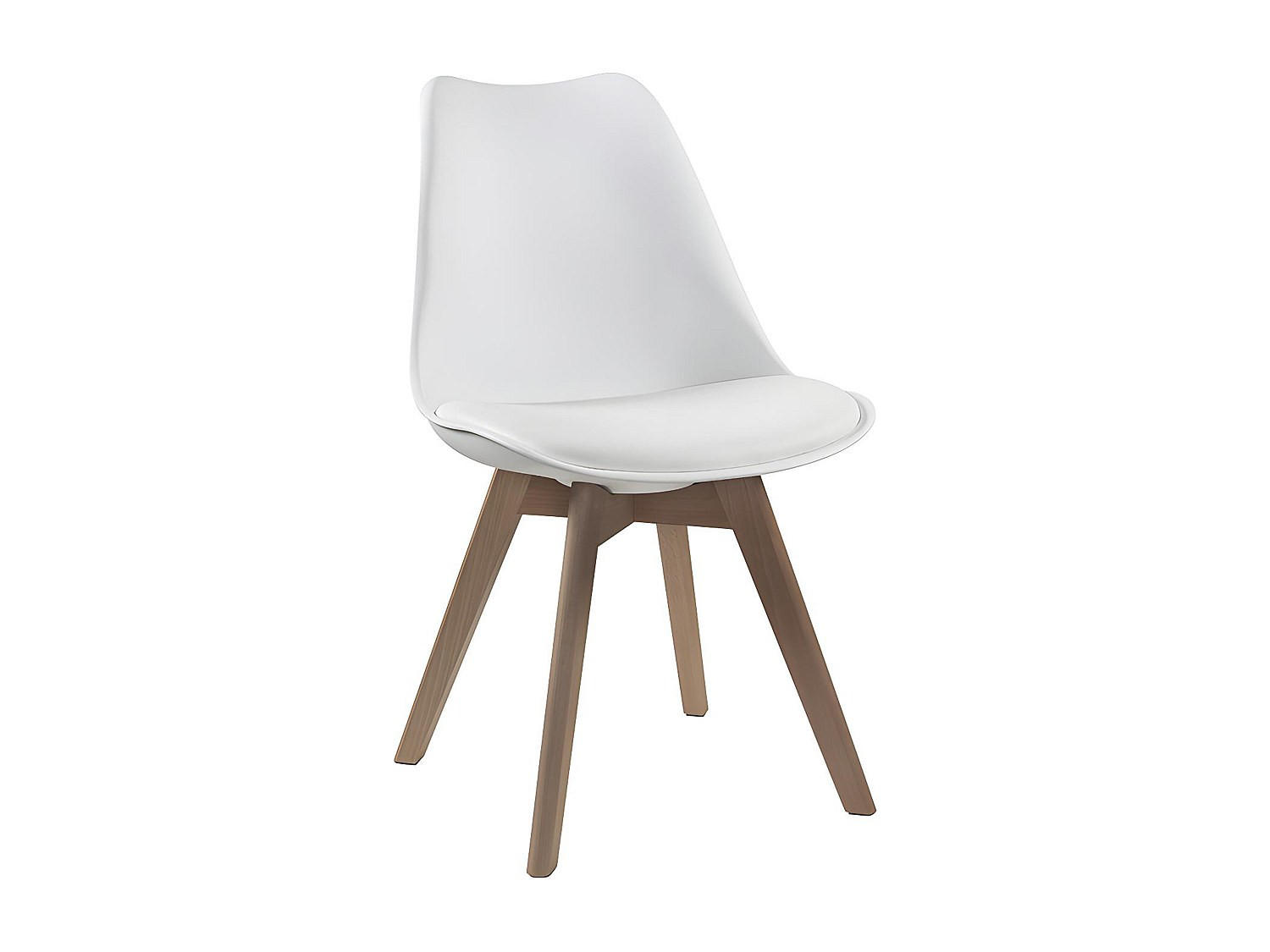 STUHL - 49 cm x 57 cm - plastik - weiß Jody - Weiß, Kunststoff (49/82/57cm) - Vente-Unique