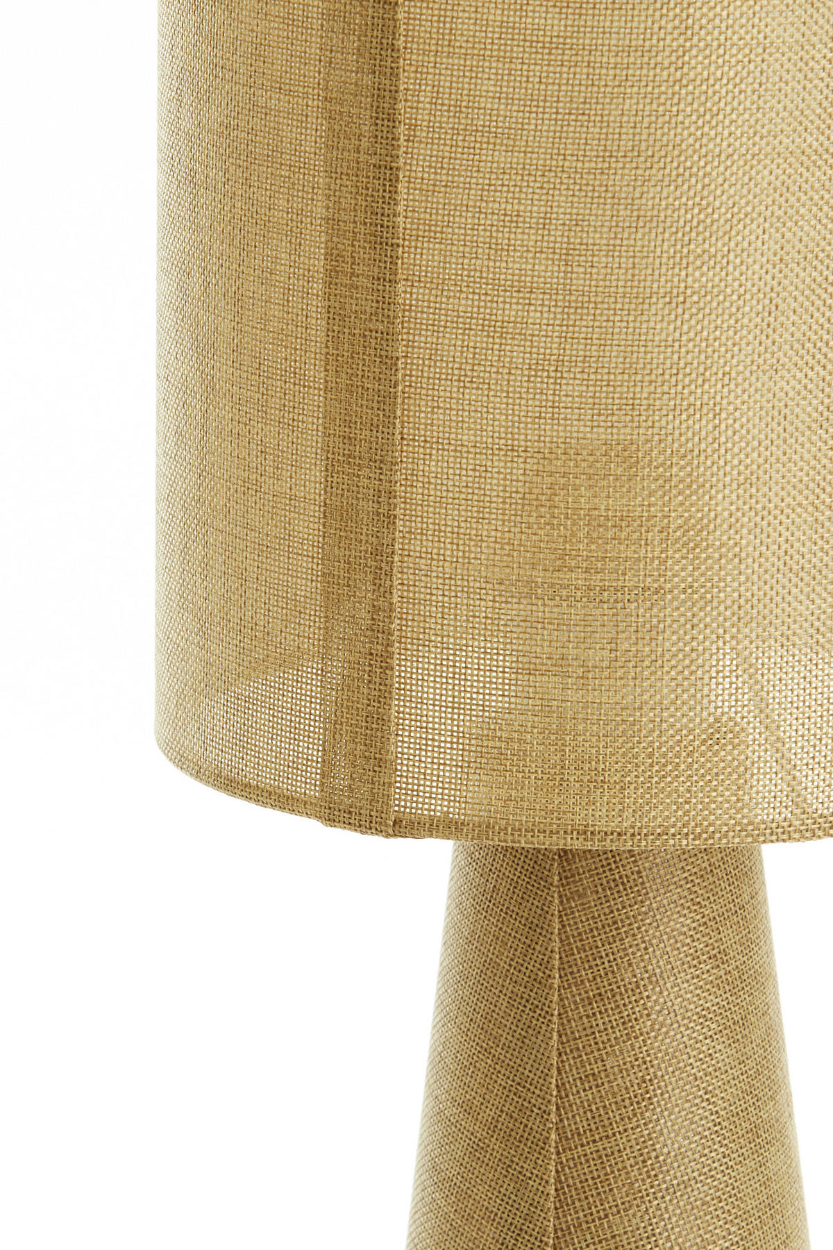 TISCHLAMPE Micky Grün Ø20/58 cm - Gelb, Textil (20/20/58cm) - Light & Living