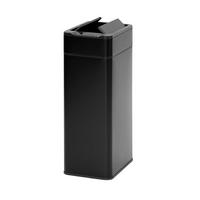 SENSORMÜLLEIMER SE40L Schwarz - Schwarz, Metall (23/65/31cm) - SVITA