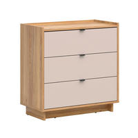 KOMODA Donna Kašmír - béžová, kompozitní dřevo (84.5/85/42cm) - Petits-meubles