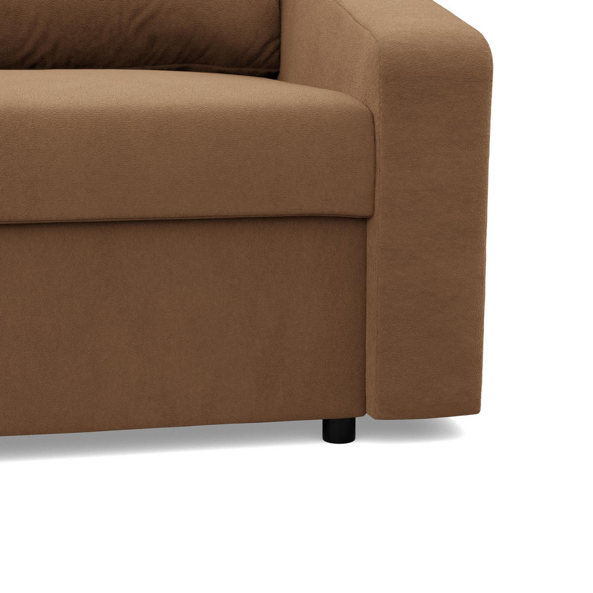 SOFA 2-SITZER MIT SCHLAFFUNKTION NEO, Braun - Braun, Textil (148/90/87cm)