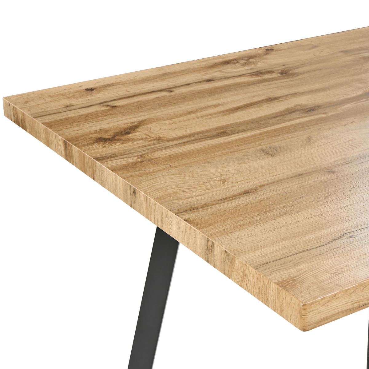 JÍDELNÍ STŮL vysunovací Hnědý 140/180/90 cm Harlow - hnědá, kompozitní dřevo (140/90/75cm) - Beliani